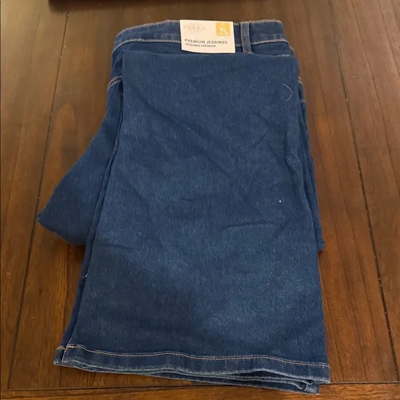 Serra Dark Blue Flare & Wide Leg Jeans - Picture 6 of 7